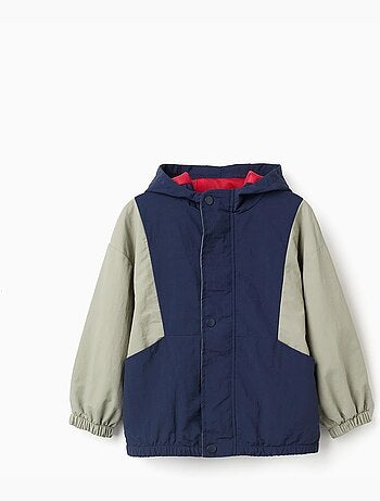 Parka à capuche et extrémités élastiques