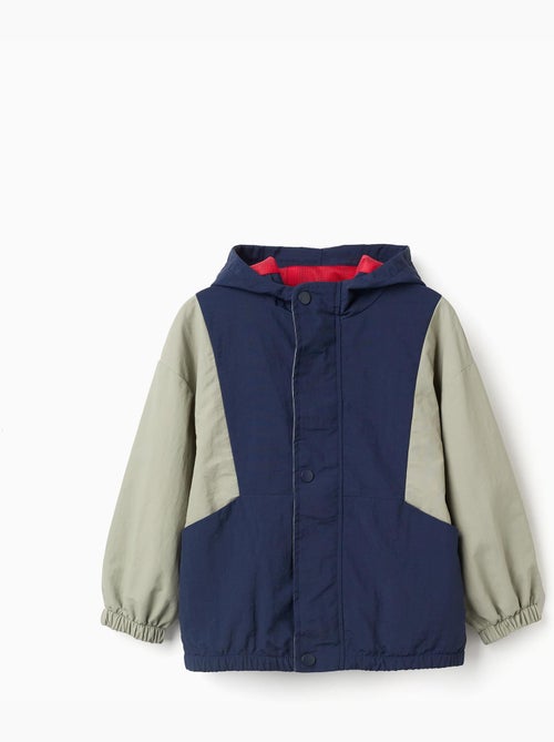 Parka à capuche et extrémités élastiques - Kiabi