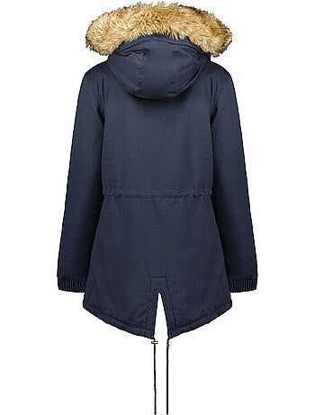 Parka à capuche fausse fourrure ampurieak – canadian peak