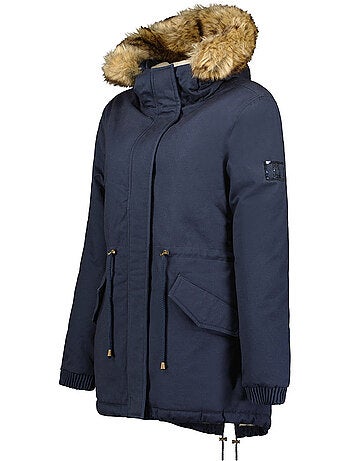 Parka à capuche fausse fourrure ampurieak – canadian peak