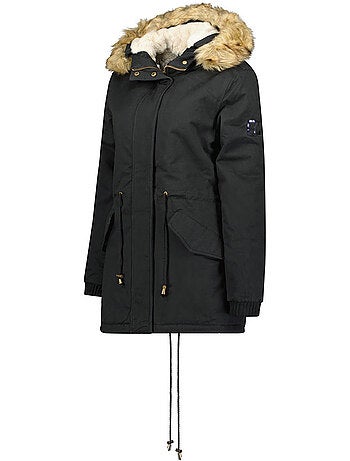 Parka à capuche fausse fourrure ampurieak – canadian peak