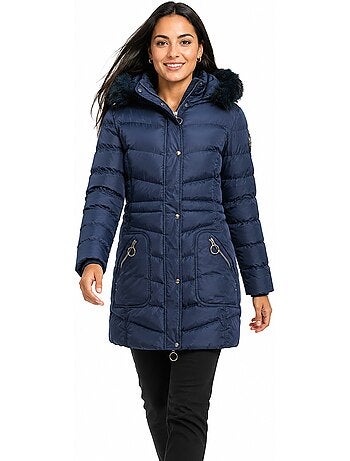 Parka à capuche fausse fourrure civileak – canadian peak