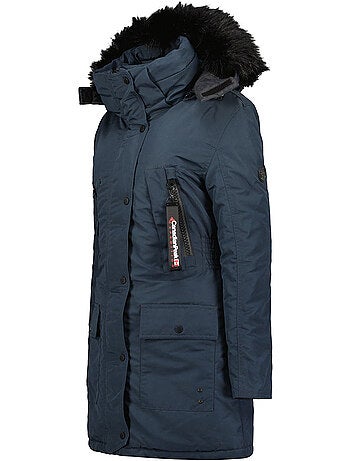 Parka à capuche fausse fourrure corteak – canadian peak