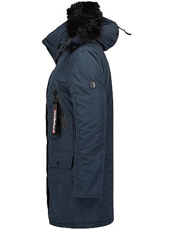 Parka à capuche fausse fourrure corteak – canadian peak