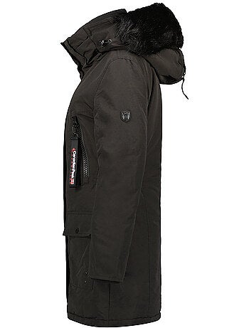 Parka à capuche fausse fourrure corteak – canadian peak