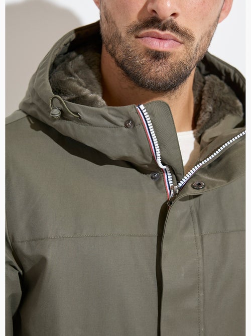 Parka à capuche intérieur fourrure - AFIBEL - Kiabi