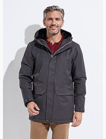 Parka à capuche intérieur fourrure - AFIBEL