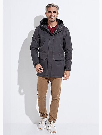 Parka à capuche intérieur fourrure - AFIBEL