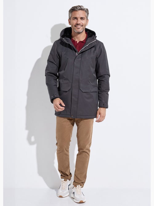 Parka à capuche intérieur fourrure - AFIBEL - Kiabi