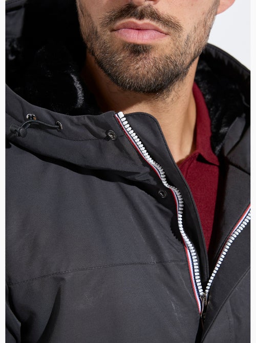 Parka à capuche intérieur fourrure - AFIBEL - Kiabi