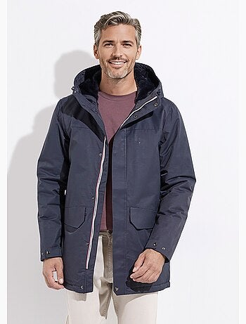 Parka à capuche intérieur fourrure