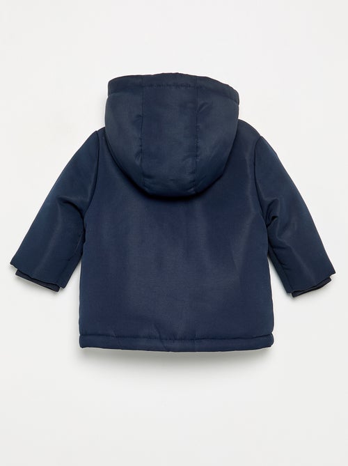 Parka à capuche intérieur moutonné - Kiabi