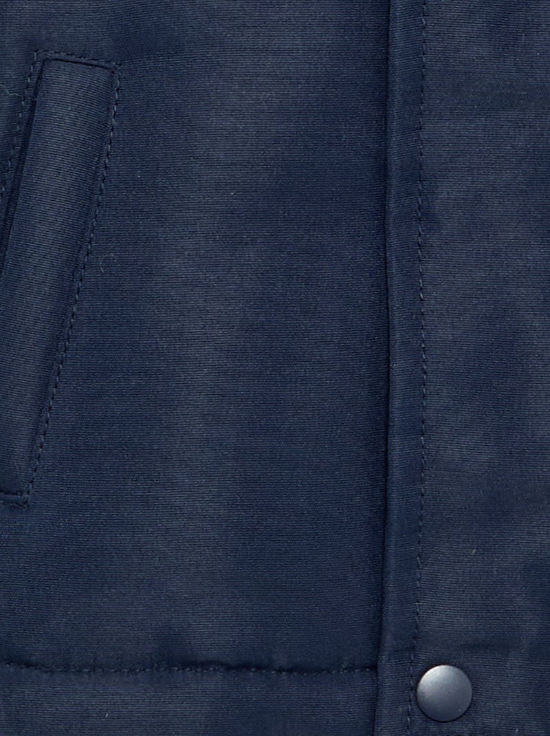 Parka à capuche intérieur moutonné Bleu - Kiabi