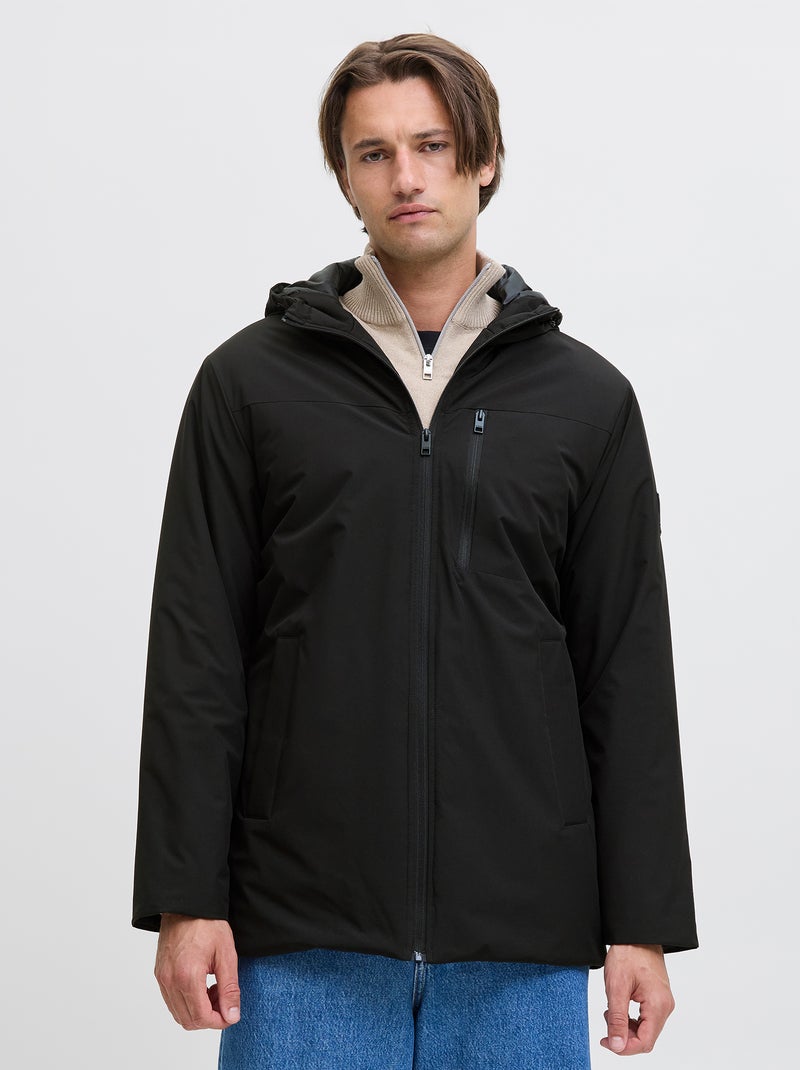 Parka à capuche 'JJrebel' Noir - Kiabi