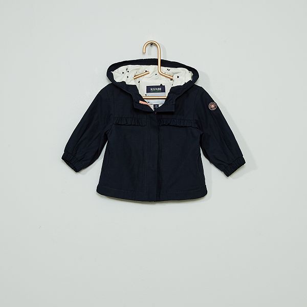 Parka A Capuche Bebe Fille Marine Kiabi 16