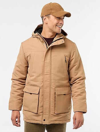Parka à capuche mi-long