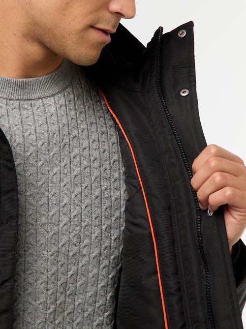 Parka à capuche mi-long - Kiabi