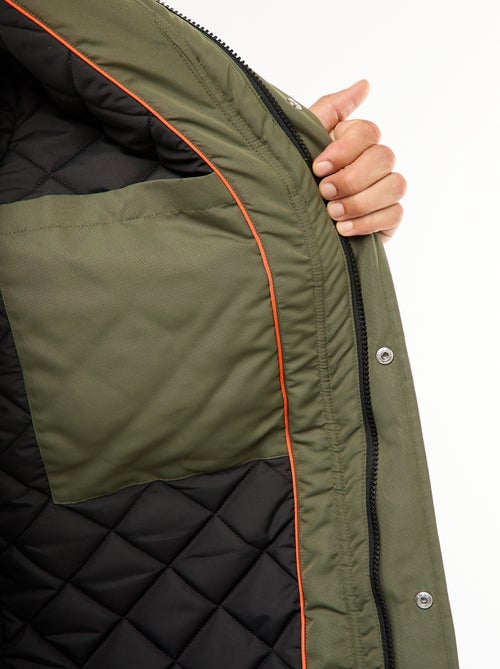 Parka à capuche mi-long - Kiabi