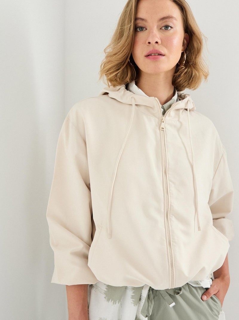 Parka à capuche MO Fashion Beige - Kiabi
