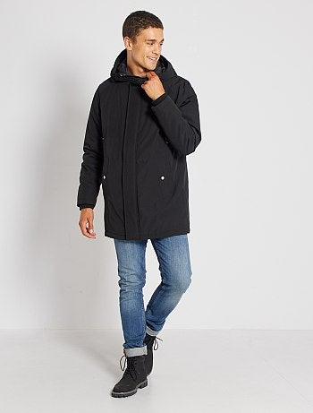 Parka homme pas cher, achat de parkas avec capuche à petit Parka à capuche Homme gris fer Kiabi 40,00€