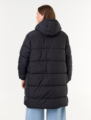 Parka à capuche unie
