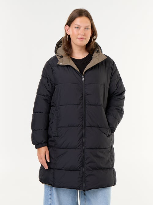 Parka à capuche unie - Kiabi