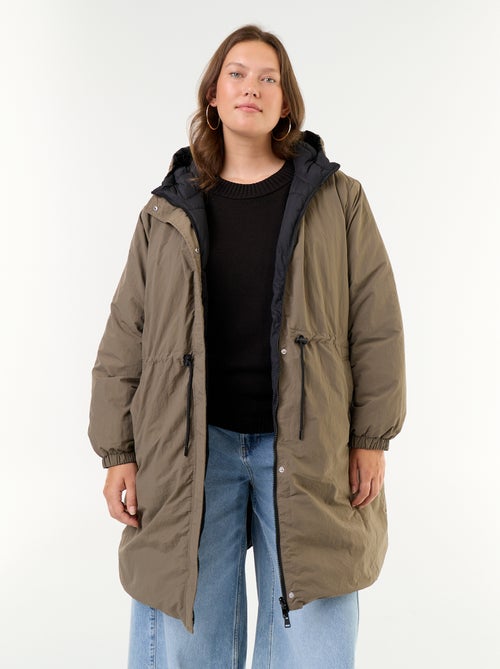 Parka à capuche unie - Kiabi