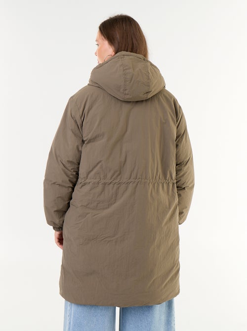 Parka à capuche unie - Kiabi