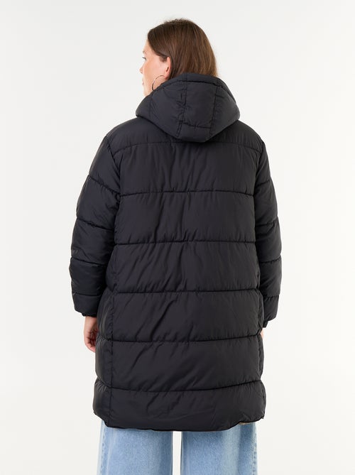 Parka à capuche unie - Kiabi