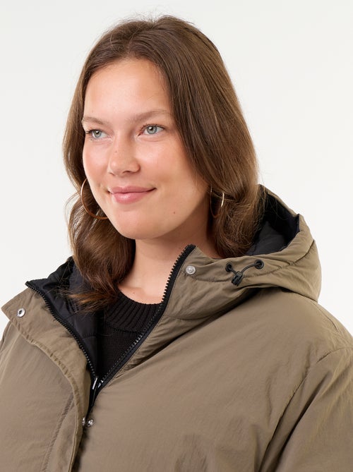Parka à capuche unie - Kiabi