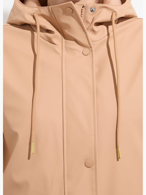 Parka à capuche zippée pressionnée déperlante - Afibel - Kiabi