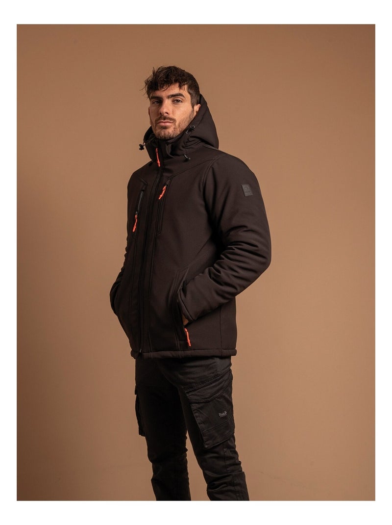 Parka a capuche ZUMILAN Noir - Kiabi