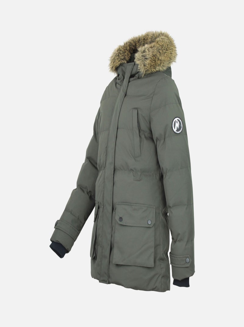 Parka   ANABEL - PEAK MOUNTAIN Kaki - Kiabi