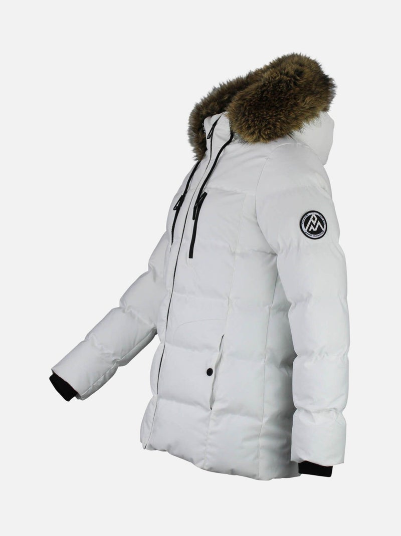 Parka   ANORY - PEAK MOUNTAIN Ecru - Kiabi