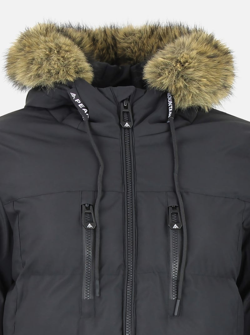 Parka   ANORY - PEAK MOUNTAIN Noir Noir - Kiabi