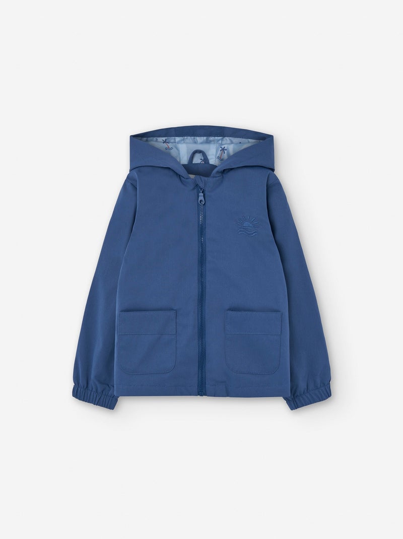 Parka avec Capuche Bleu - Kiabi