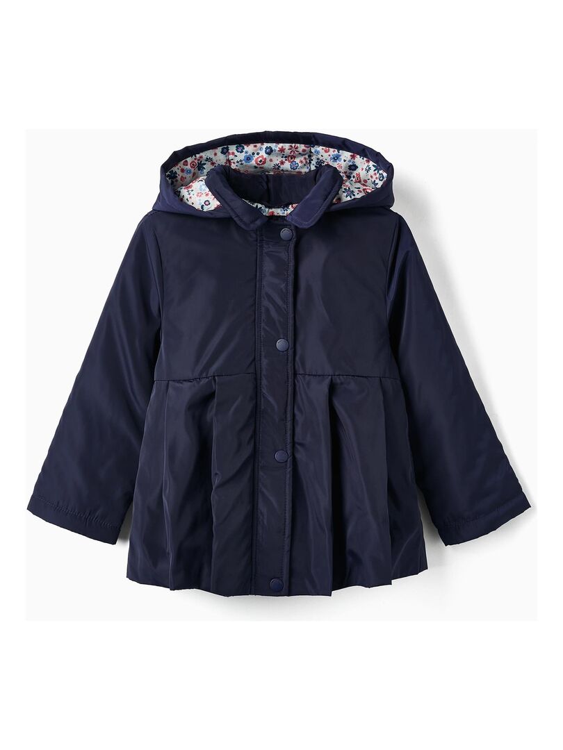 Spring Fille Parka avec Capuche pour Fille SPRING BEGINS - Bleu foncé - Kiabi - 47.99€