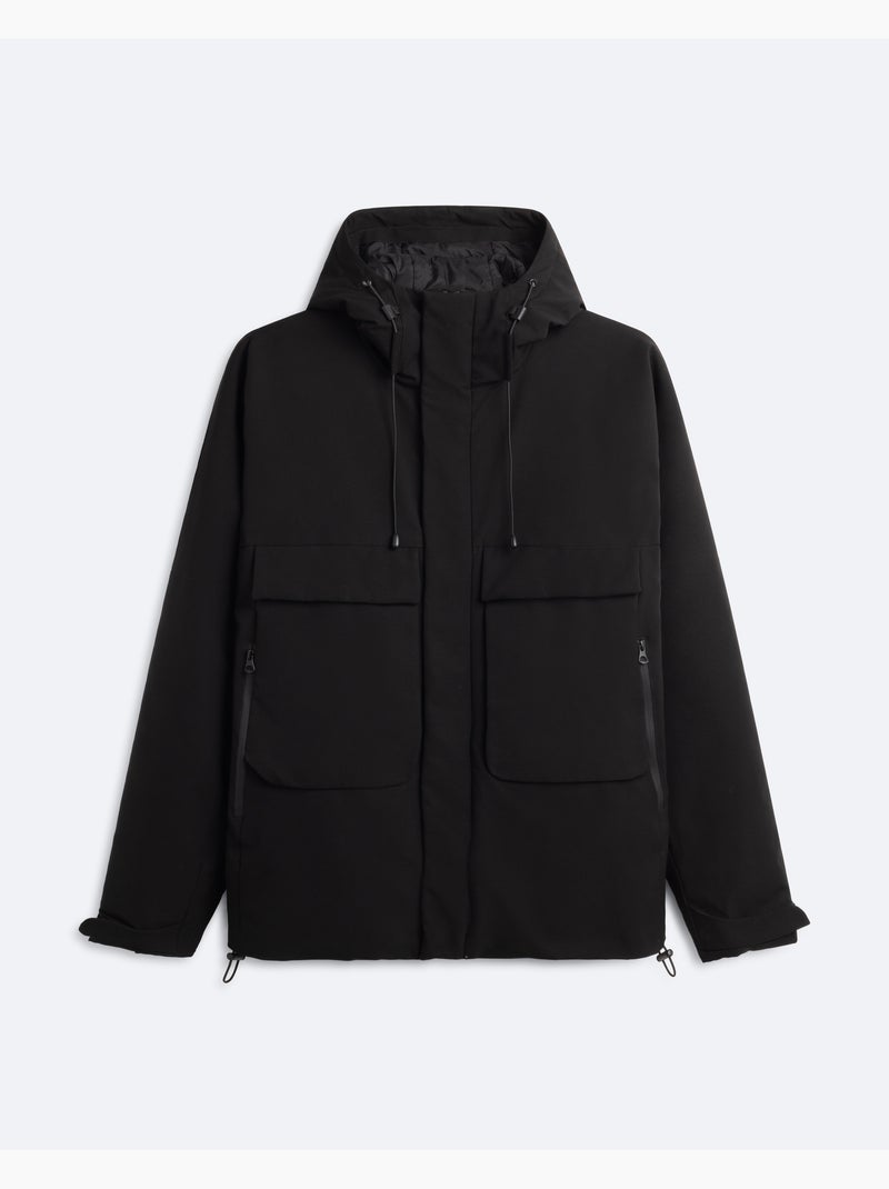 Parka Blizard   - New Man Noir - Kiabi