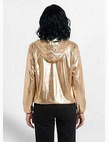 Parka brillante à capuche tendance - AFIBEL