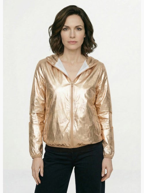 Parka brillante à capuche tendance - AFIBEL - Kiabi