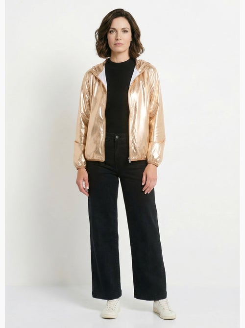 Parka brillante à capuche tendance - AFIBEL - Kiabi