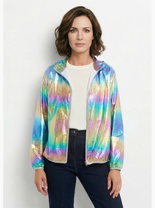 Parka brillante à capuche tendance - AFIBEL - Kiabi