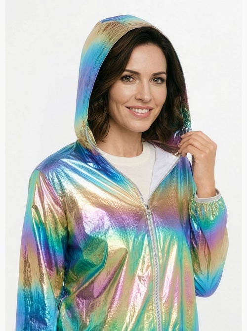 Parka brillante à capuche tendance - AFIBEL - Kiabi
