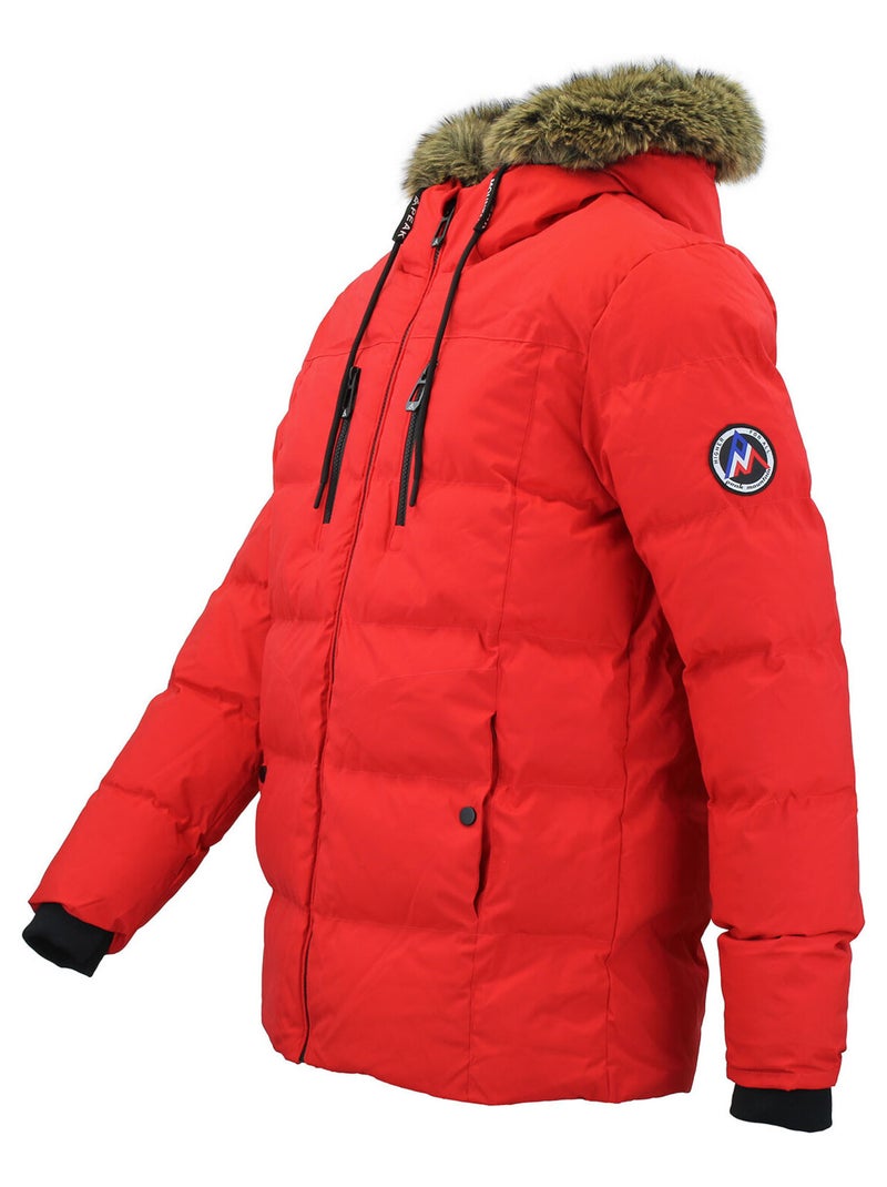 Parka   CANORY - PEAK MOUNTAIN Rouge - Kiabi