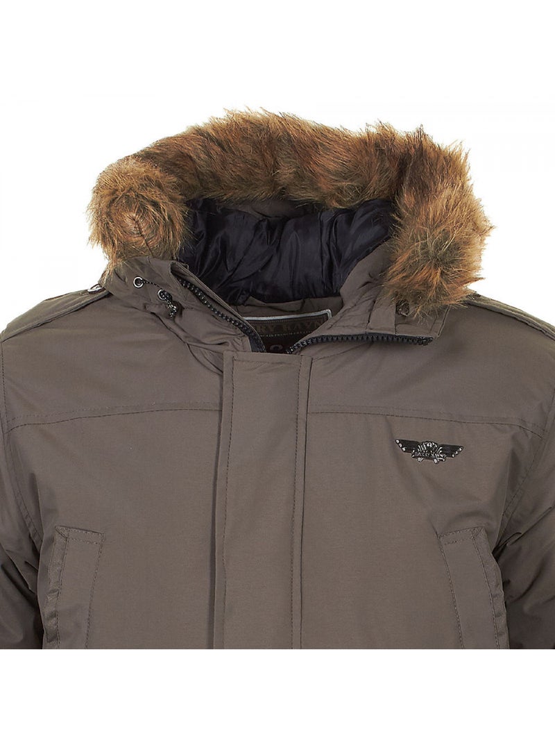 Parka   CAPIL - HARRY KAYN Gris taupe - Kiabi