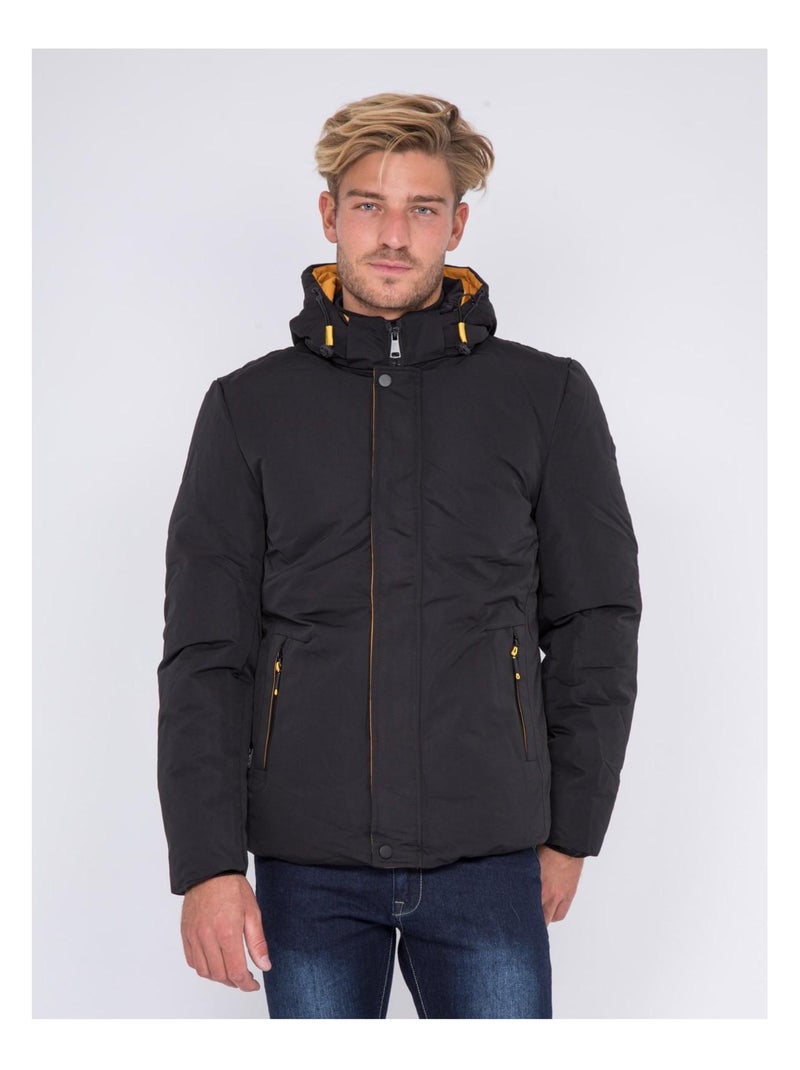 Parka capuche amovible ZORMAX Moutarde - Kiabi
