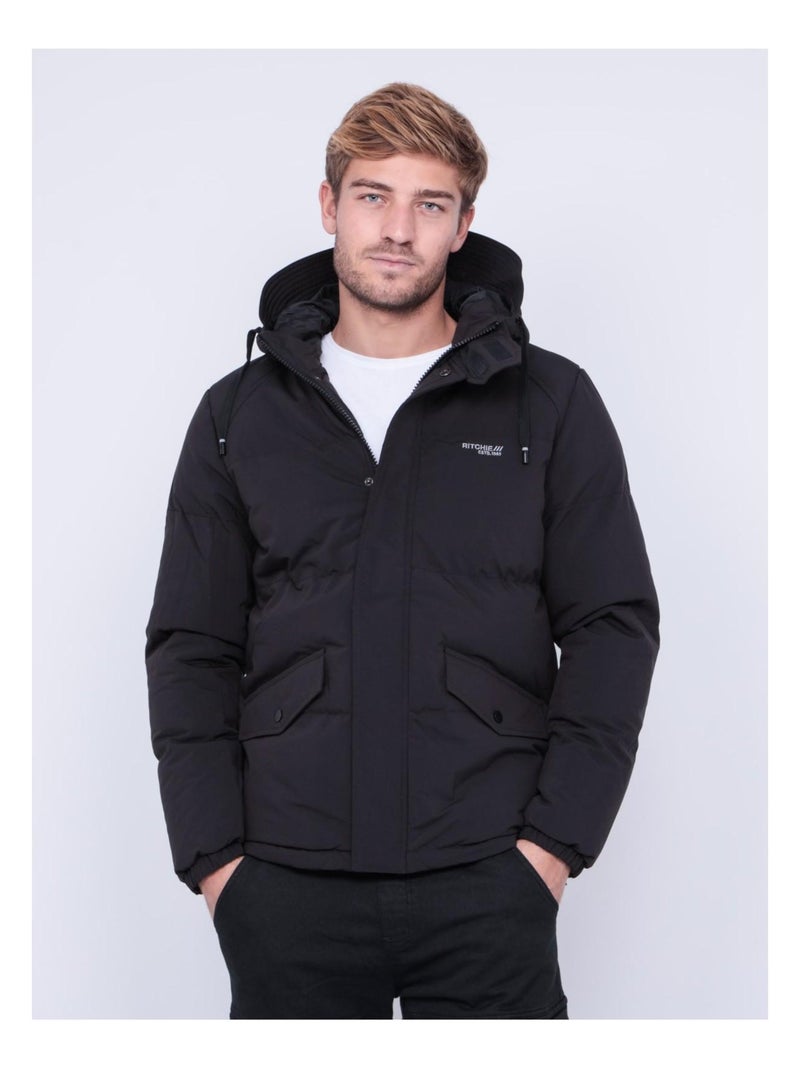 Parka capuche ZANDOVEN Noir - Kiabi