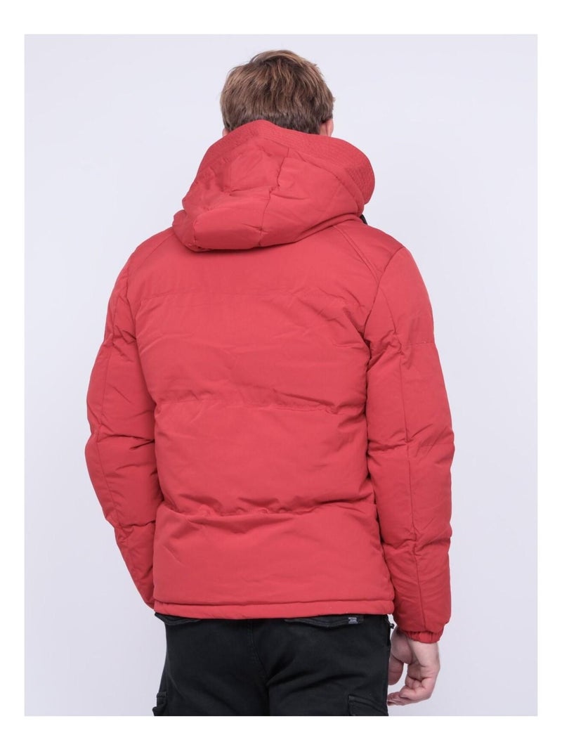 Parka capuche ZANDOVEN Rouge - Kiabi