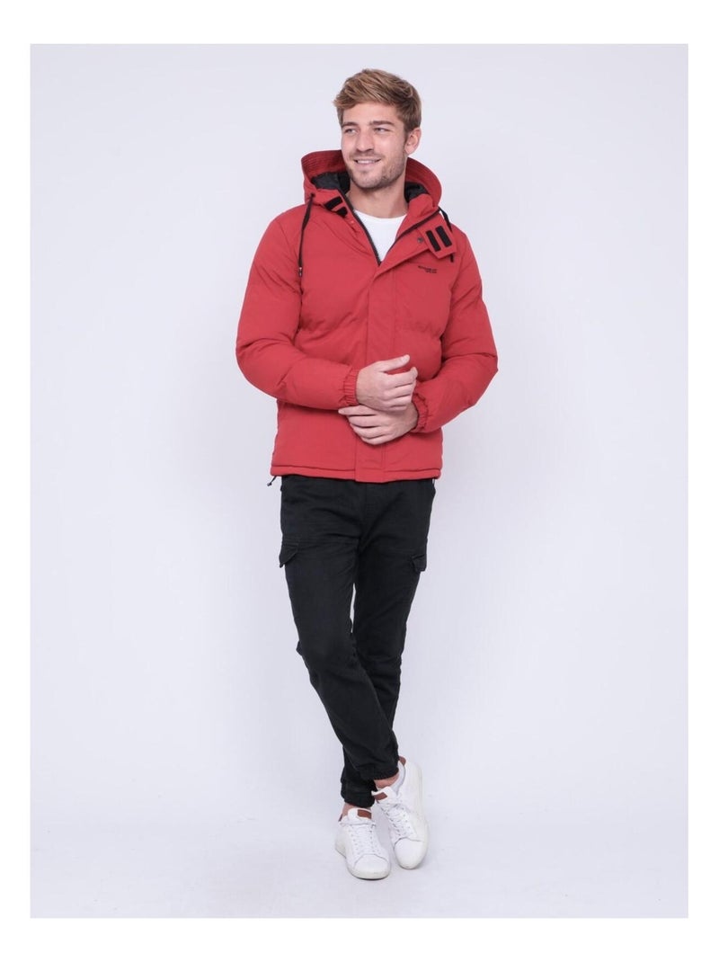 Parka capuche ZANDOVEN Rouge - Kiabi