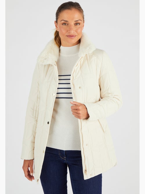 Parka ceinturée Thermolactyl - Damart - Kiabi